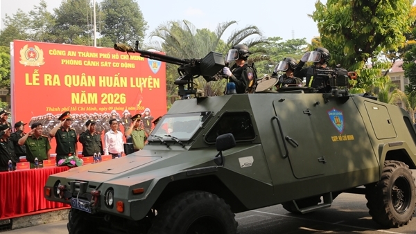 Những "lá chắn thép" ra quân huấn luyện vì bình yên thành phố mang tên Bác Hồ